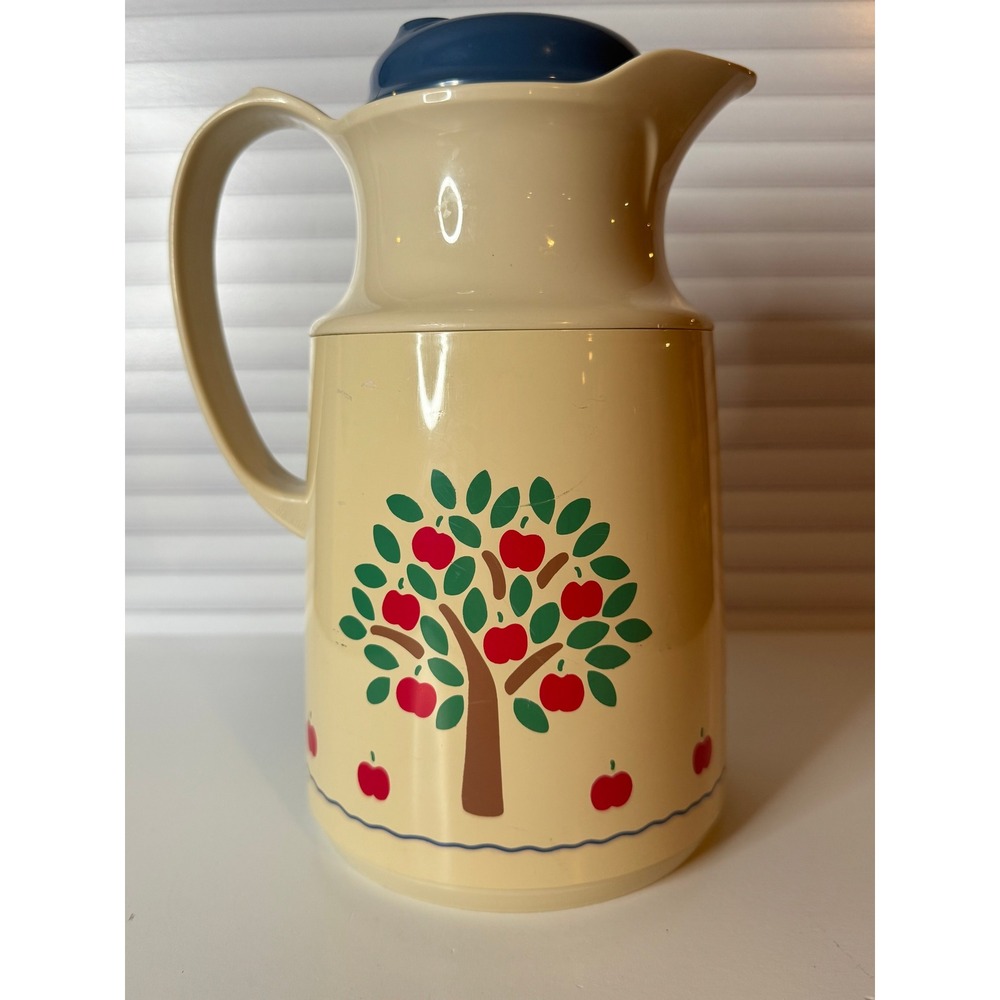 Vintage Thermos Helga Apple‎ Tree Carafe Server 1984 West Germany Model 490